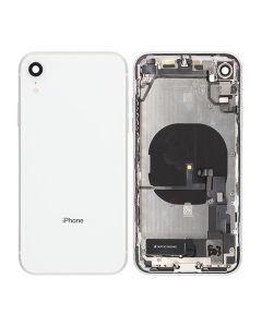 iPhone XR Baksida med Komplett Ram - Vit- G-SP.se