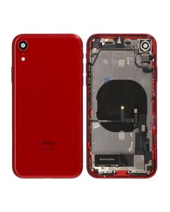 iPhone XR Baksida med Komplett Ram - Röd- G-SP.se
