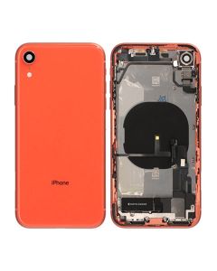 iPhone XR Baksida med Komplett Ram - Orange- G-SP.se
