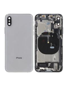 iPhone XS Baksida med Komplett Ram - Vit