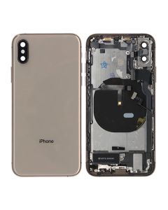 iPhone XS Baksida med Komplett Ram - Guld