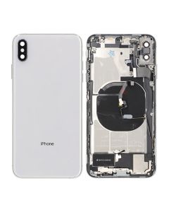 iPhone XS Max Baksida med Komplett Ram - Vit- G-SP.se