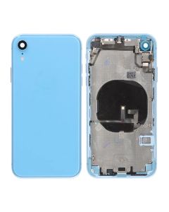 iPhone XR Baksida med Komplett Ram Premium - Blå