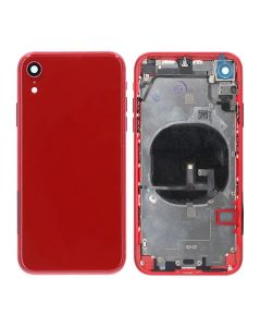 iPhone XR Baksida med Komplett Ram Premium - Röd