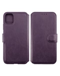 iPhone 11 Plånboksfodral Extra Kortfack Rvelon - Mörklila- G-SP.se