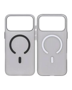 Mobilskal Korrugerad för iPhone 17 Pro - Frostat Grå