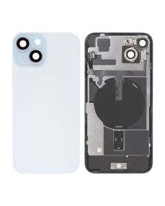 iPhone 15 Plus Baksida Glas med smådelar - Vit