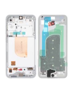 Samsung Galaxy S23 FE Display med LCD Skärm Original - Vit