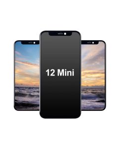 iPhone 12 Mini In-Cell LCD Sk&auml;rm - Svart- G-SP.se