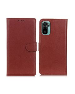 Xiaomi Redmi Note 10 Pro Plånboksfodral med Stativ - Brun- G-SP.se