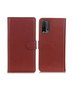 Xiaomi Redmi 9T/ Mi POCO M3 Plånboksfodral med Stativ - Brun- G-SP.se