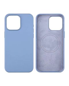 iPhone 15 Pro Max Silikonskal Rvelon MagSafe - Blå- G-SP.se