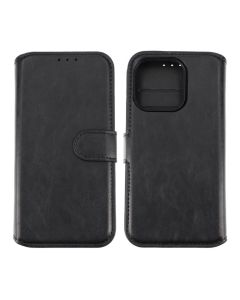 iPhone 15 Pro Plånboksfodral Magnet Rvelon - Svart- G-SP.se