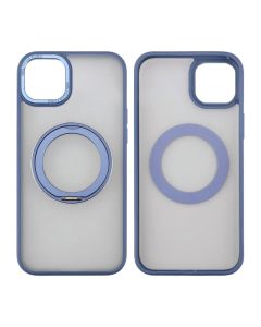 iPhone 15 Skal med MagSafe Stativ Rvelon - Blå- G-SP.se