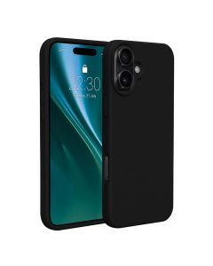iPhone 16 Plus Mobilskal Silikon - Svart