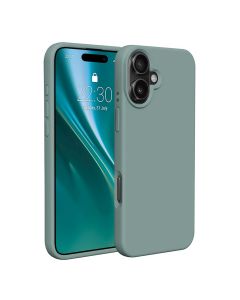 iPhone 16 Mobilskal Silikon - Grön
