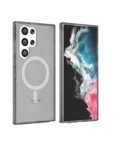Samsung Galaxy S23 Ultra Mobilskal Glitter Magsafe - Svart