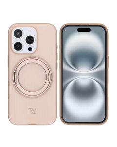 iPhone 16 Pro Max Rvelon Skal Roterande Magnet Stativ - Brons