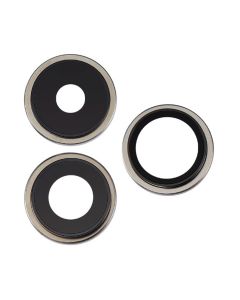 Kameralins med metallram iPhone 15 Pro - Naturlig Titan