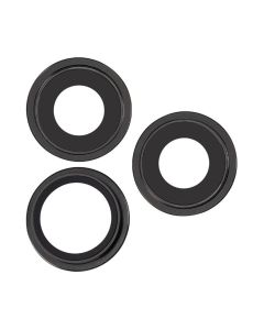 Kameralins med metallram iPhone 15 Pro Max - Svart