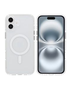 Mobilskal Magnet Dubbelskydd för iPhone 17 - Vit