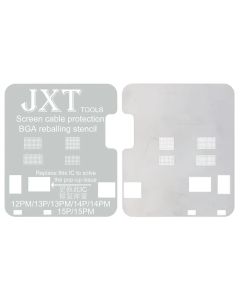 JXT TOOLS Kabelskydd Skärm BGA Reballing Stencil till 12PM/13P/13PM/14P/14PM/15P/15PM