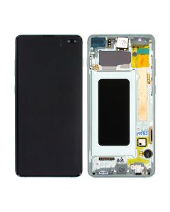 Samsung Galaxy S10 Plus (SM-G975F) Skärm med LCD Display Original - Grön- G-SP.se