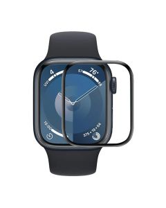 Skärmskydd Apple Watch 10 42mm - Härdat Glas Svart