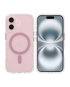 Mobilskal Magnet Dubbelskydd för iPhone 17 - Rosa