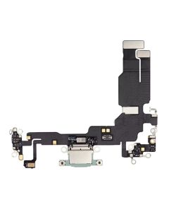 Laddkontakt med Flexkabel till iPhone 15 Plus - Grön