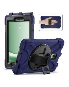 Fodral Handrem & Ställ för Galaxy Tab Active3 - Marinblå