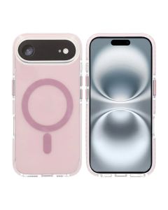 Mobilskal Magnet Dubbelskydd för iPhone Air - Rosa