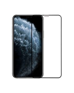 Skärmskydd iPhone 11 Pro Max/XS Max - 3D Härdat Glas Svart- G-SP.se