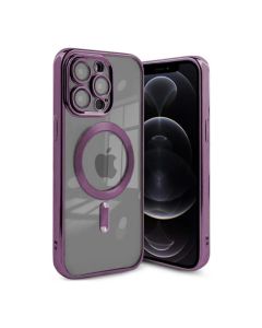 Luxury Mobilskal med Magsafe iPhone 12 Pro Max - Lila