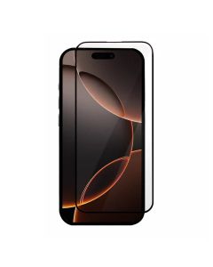 Skärmskydd iPhone 14 Pro Max - 3D Härdat Glas Svart- G-SP.se