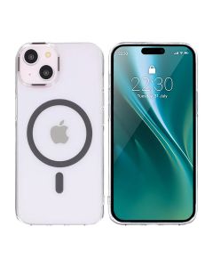 iPhone 15 Stöttålig Mobilskal med Magsafe - Grå