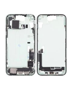 Mittenram med smådelar för iPhone 15 Plus - Grön OEM