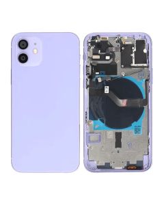 iPhone 12 Baksida med Komplett Ram OEM - Lila
