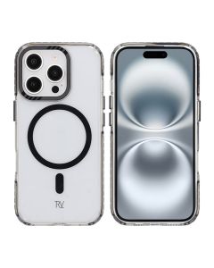 iPhone 16 Pro Rvelon Mobilskal Magnet Förstärkt - Svart