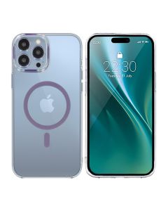 iPhone 14 Pro Max Stöttålig Mobilskal med Magsafe - Lila