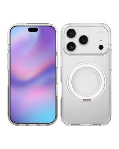 Mobilskal Roterande Magnet Stativ för iPhone 17 Pro Max - Klar