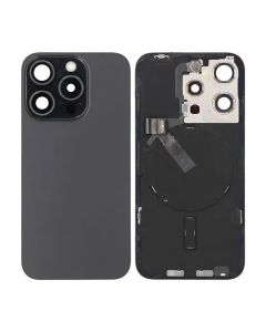 iPhone 15 Pro Baksida Glas Komplett OEM - Svart