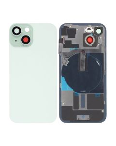 iPhone 15 Baksida Glas med smådelar - Grön