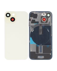 iPhone 15 Baksida Glas med smådelar - Gul