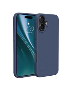 iPhone 16 Plus Mobilskal Silikon - Blå