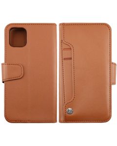 iPhone 11 Plånboksfodral Extra Kortfack Rvelon - Guldbrun- G-SP.se