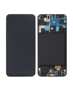 Samsung Galaxy A20 (A205F/DS) Skärm med LCD Display Original - Svart
