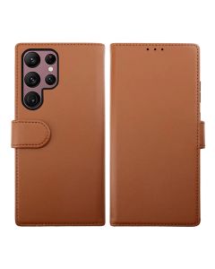 Samsung Galaxy S23 Ultra Plånboksfodral Magnet Rvelon - Brun- G-SP.se