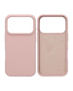 Mobilskal Mjukt Silikon för iPhone 17 Pro - Sandrosa