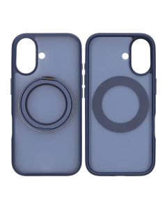 Mobilskal Roterande Magnet Stativ för iPhone 17 - Blå